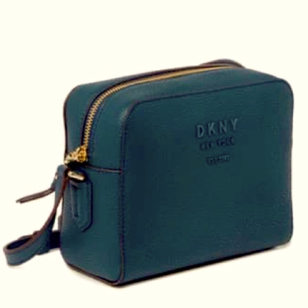 DKNY Noho Leather Top Zip Camera Bag